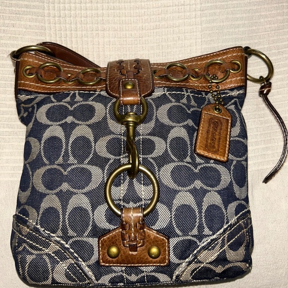 COACH (Vintage Limited Edition) Denim Bag - Picture 1 of 11